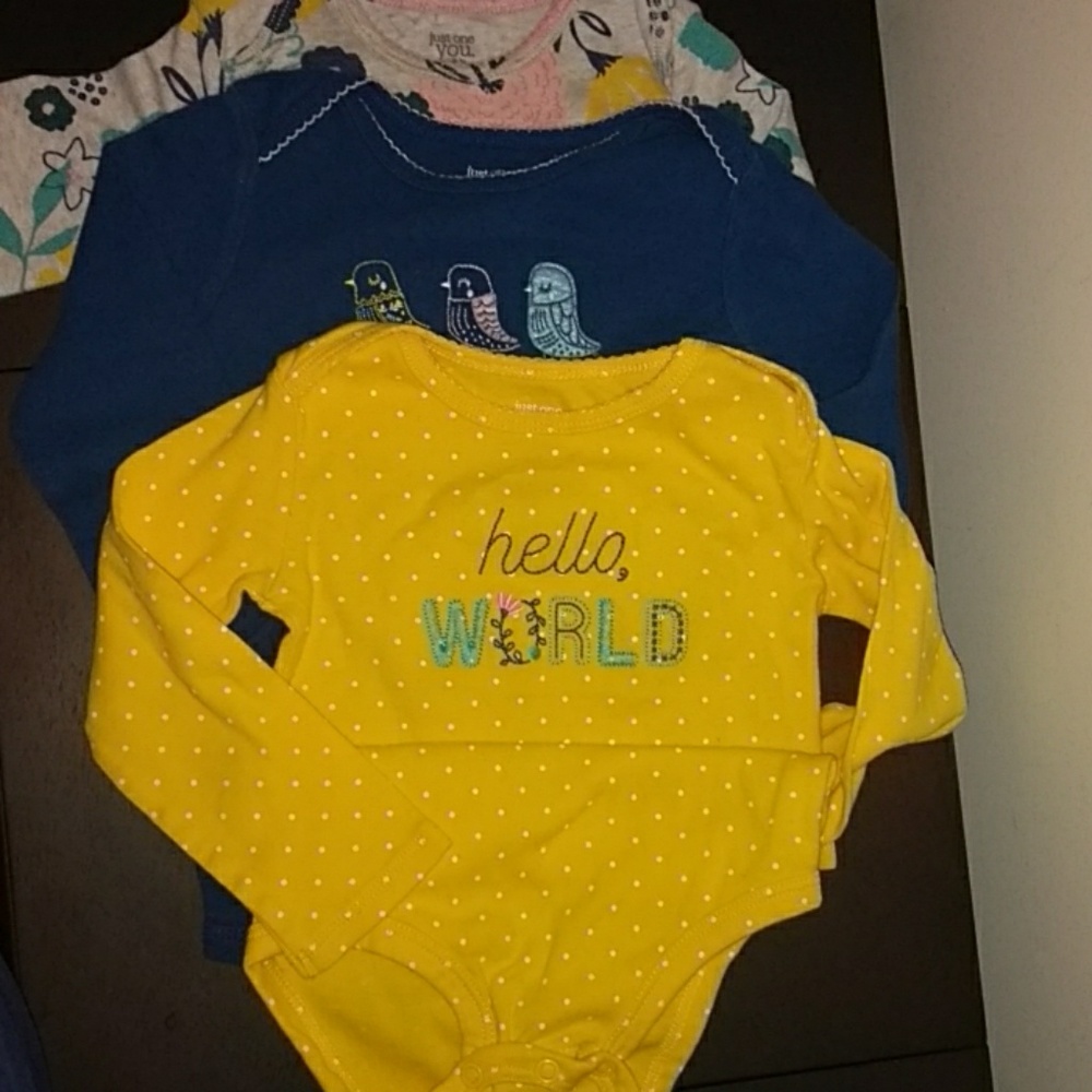 3 pack long sleeve onesies